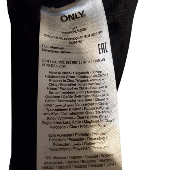 Only mini dress black womens size L - Picture 5 of 5